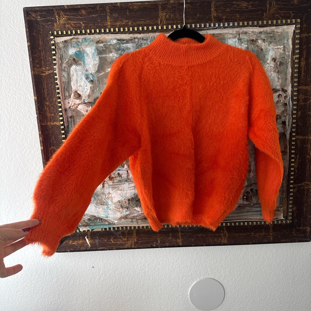 Cozy Orange Women's Sweater